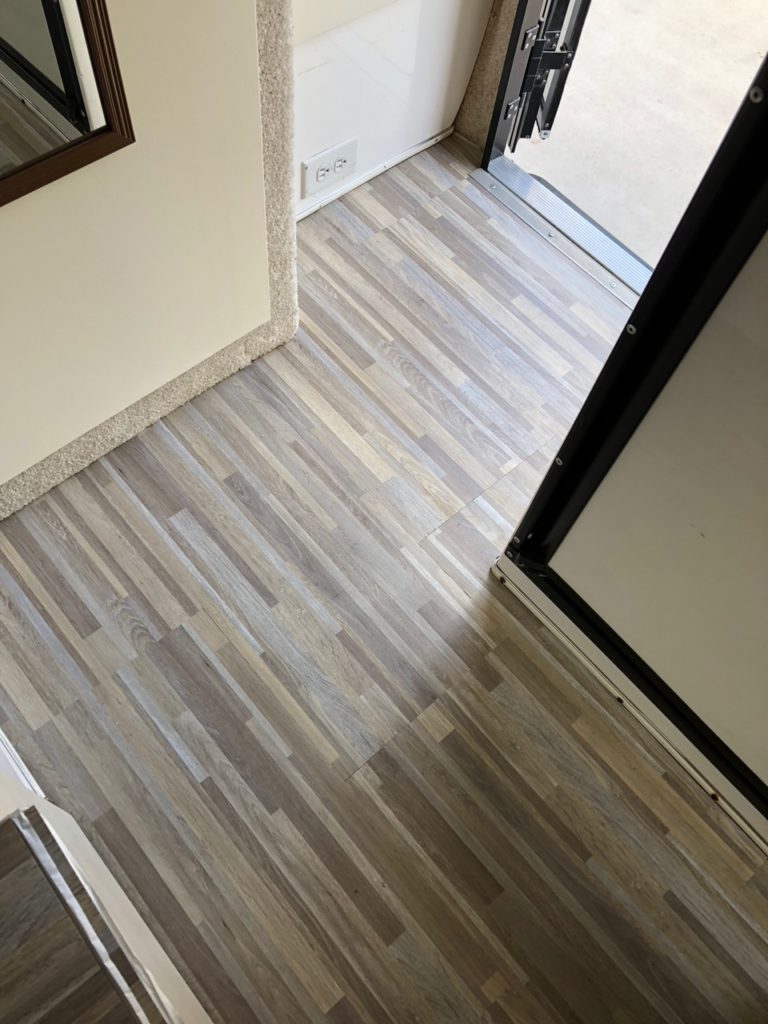 Flooring Makeover in 1/2 a Day
