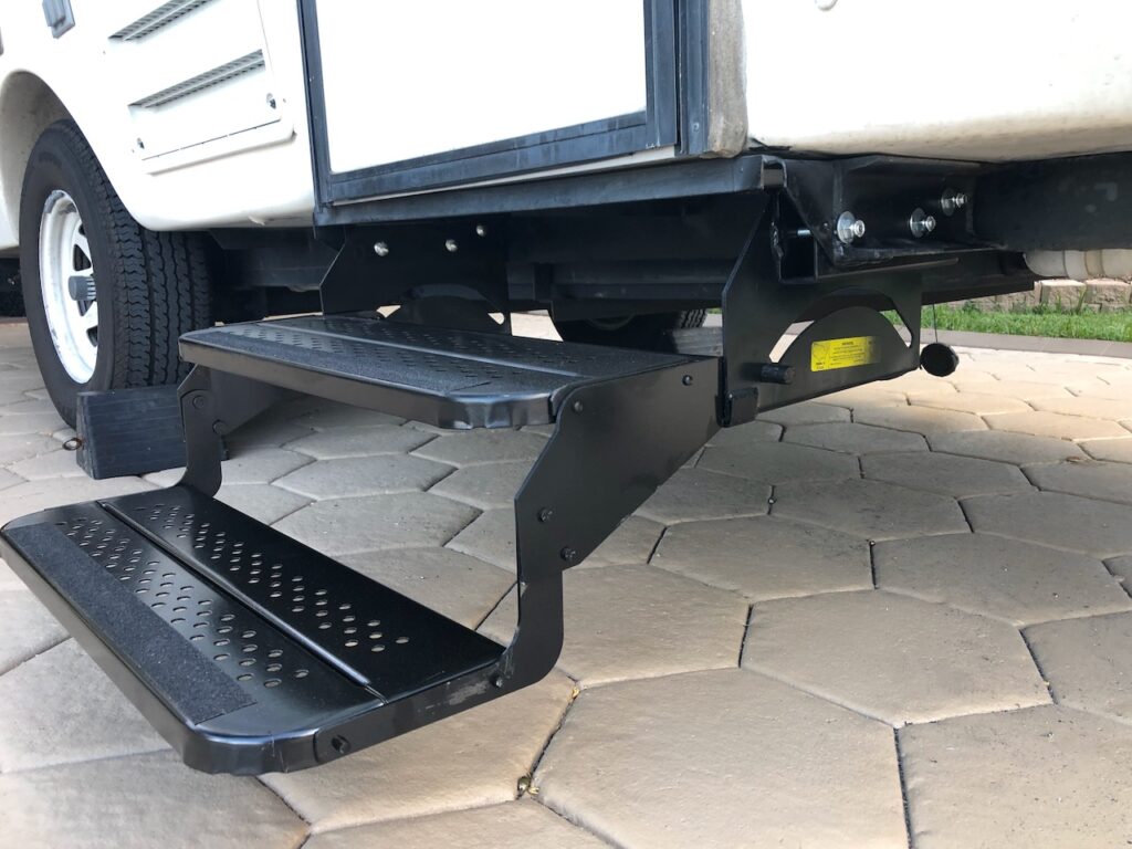 diy travel trailer steps